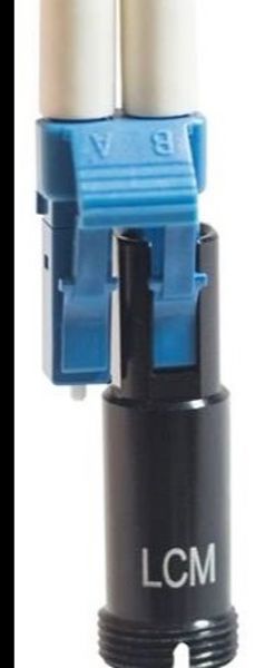 Specialty tip for simplex and duplex male LC PC type connectors