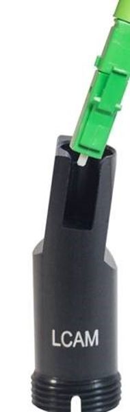 Specialty tip for simplex and duplex male LC PC type connectors